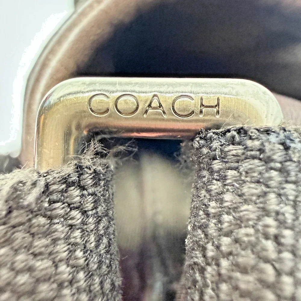 Vintage Suede Brown Suede Leather Coach Bag Messenger Bag